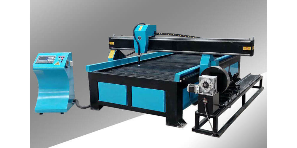 CNC Plasma Cutting Machine with Rotary