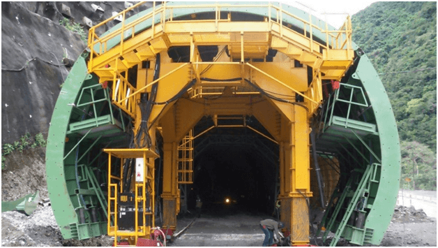 tunnel formwork components